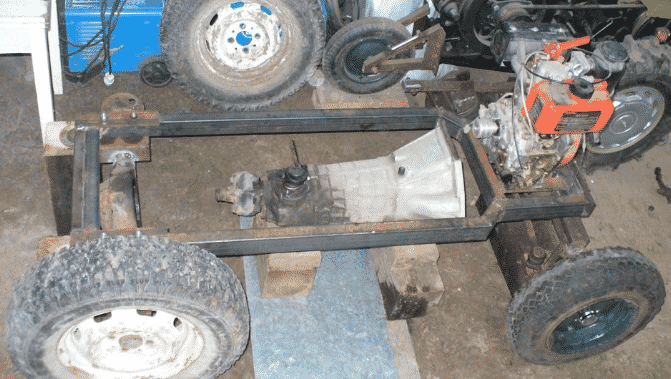 Трактор на базе УАЗ 469 – порядок сборки